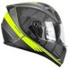 SKA-P 3MHG Speeder Sport Casque intégral Noir, Gris XL