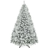 YITAHOME Kunstkerstboom met sneeuw, 229 x 115 cm