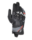 Alpinestars Gants Corozal V3 Drystar® Noir Gris Profond Rouge Fluo, Taille : XXL