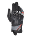 Alpinestars Gants Corozal V3 Drystar® Noir Gris Profond Rouge Fluo, Taille : XXL