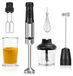 Mixeur plongeant - Set 1200 W - 12 vitesses - Acier inoxydable