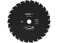 FLO Bosmaaierblad, diameter 250 mm, opname 25,4 mm, 26 tanden, massief koolstofstaal, stabiel en duurzaam, bosmaaierzaagblad