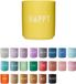 Nordic Nest Design Letters Porseleinen Mok met Tekst - Geel - 250 ml