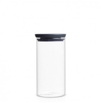 Brabantia Voorraadpot - 1.1L - Glas - Grijs/Transparant
