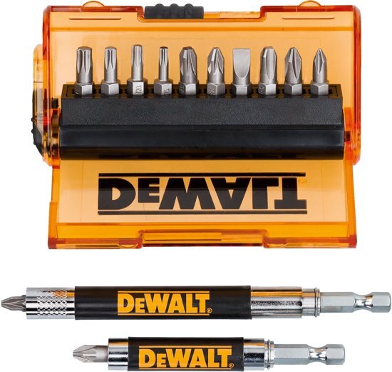 DeWalt DT71502 14 delige bitset in cassette