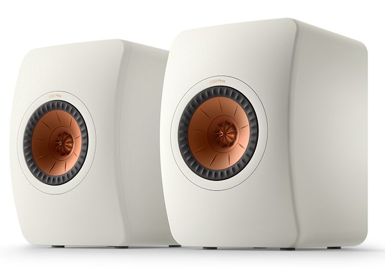 KEF LS50 Meta Boekenplank speaker - Mineral white (per paar)