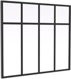 Vente-unique Design atelierraam in gepoedercoat aluminium - B120 x H105 - MAVORA