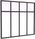 Vente-unique Design atelierraam in gepoedercoat aluminium - B120 x H105 - MAVORA