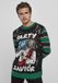 Urban Classics Savior Christmas Heren Christmas jumper - zwart/groen/wit - S