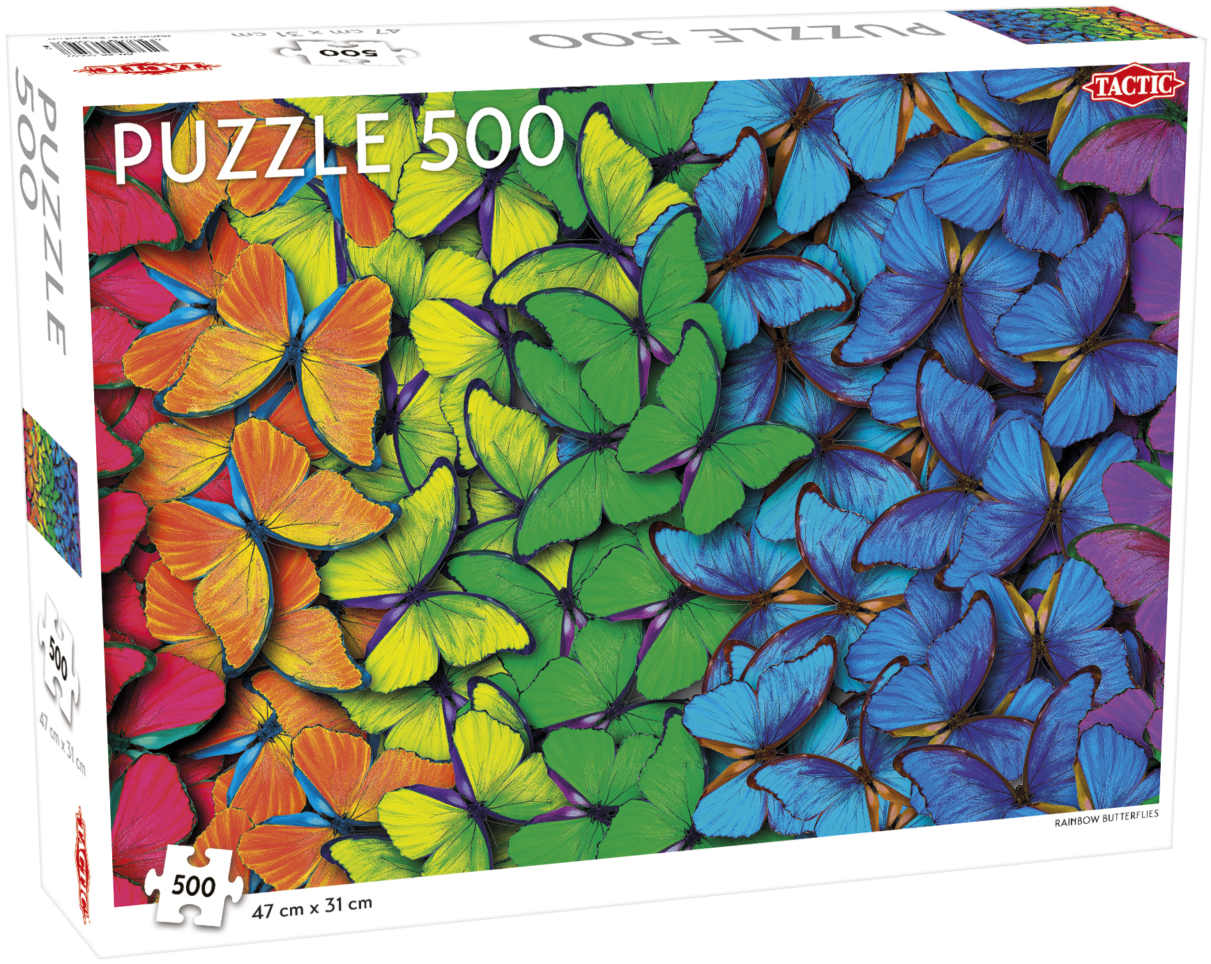 Tactic Lovers' Special: Rainbow Butterflies - 500 stukjes