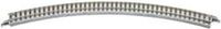 Rokuhan Z Rokuhan rails (met ballastbed) 7297004 Gebogen rails 45 ° 220 mm 4 stuk(s)