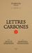 Lettres carbones