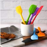 Heble® Siliconen Spatel - Pannenlikker - Dessert Spatel - Rood - 21cm