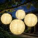 Lanterne solaire - Extérieur - 40 LED - 8 modes d'éclairage - Lot de 4 pièces
