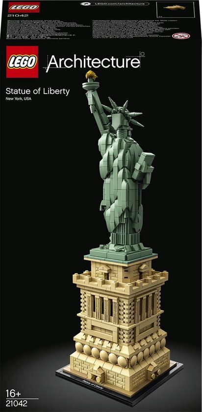 lego Architecture Vrijheidsbeeld - 21042 Bouw hÃ©t symbool van de vrijheid: het Vrijheidsbeeld