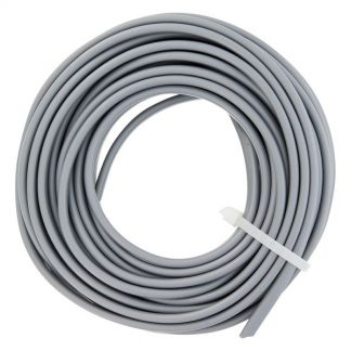 ProCable Huishoudsnoer plat - 10 meter (Zilver, 2 x 0.75 mm²)