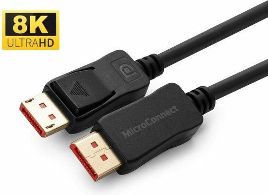 Microconnect MC-DP-MMG-200V1.4 DisplayPort kabel 2 m Zwart