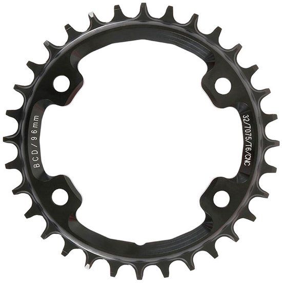 Massi Narrow Wide Xt/xtr Kettingblad Zwart 34t