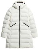 Superdry City Mid Gewatteerde Jas Dames Off White
