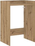 vidaXL Wasmachinekast Artisanaal eiken 67,5 x 48 x 97 cm