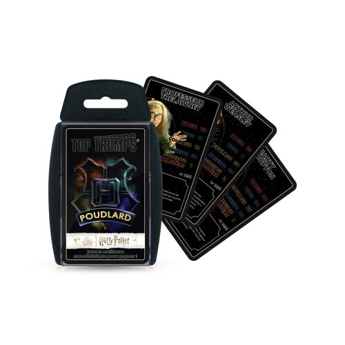 Winning Moves Kaartspel Helden, WM02879-FRE-6, Top Trumps Harry Potter Hogwarts