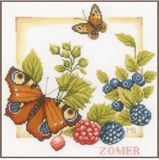 Lanarte Borduurpakket - Zomer - Marjolein Bastin - 25 x 25cm
