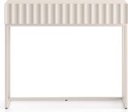 Selsey Derriva – Kaptafel met lade en geribbelde fronten, lichtbeige, 91 cm