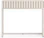 Selsey Derriva – Kaptafel met lade en geribbelde fronten, lichtbeige, 91 cm