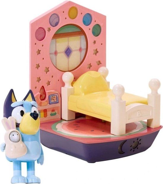 Bluey GoGlow Dream 3 in 1 Nachtlampje Kids Nachtkastje Slaap Trainer Torch en Slaap Timer - Veelkleurig (14345)
