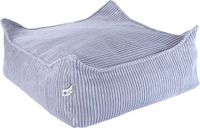 Wigiwama Corduroy Square Ottoman / Poef - 80x70x50cm - Blueberry Blue