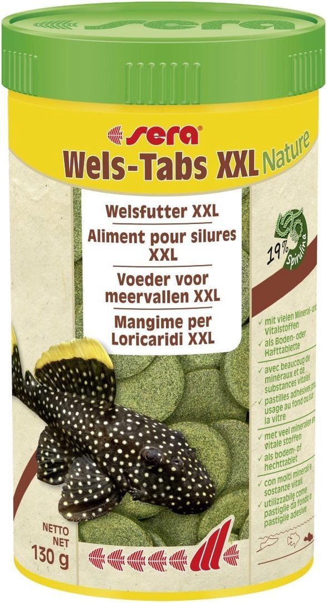 Sera Wels-Tabs XXL Nature 250ml