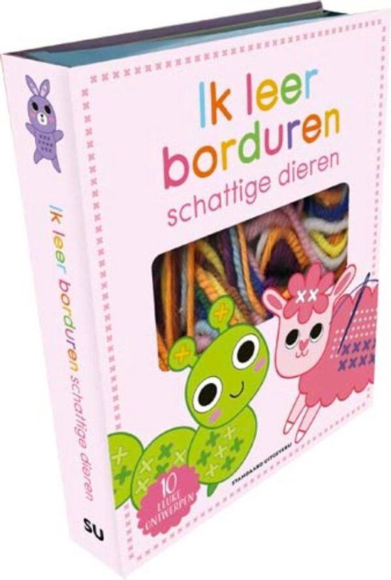 Ik Standaard Uitgeverij Ik leer borduren: schattige dieren