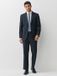 Next Regular Fit Motionflex Colbert met Puppytooth-textuur - Blauw