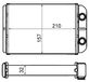 MAHLE Wärmetauscher, Innenraumheizung AH58000S