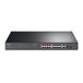 TP-LINK TL-SL1218MP - Commutateur réseau - Non managé - Gigabit Ethernet - Noir - PoE