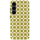 Selencia Vivid Backcover pour le Samsung Galaxy S24 - Check This Olive
