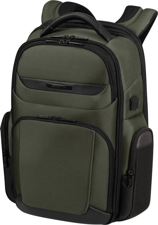 Samsonite Pro-DLX 6 Rugzak - Kaki - Nylon - 2023