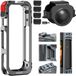 Merkloos / Sans marque Wan GmbH Cameraboor Metaal Frame - Beschermhoes Houder - Camera Beveiligen - Op Maat Gemaakt Ontwerp - 13.6 cm - Zilver