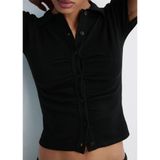 Mango Zwart Top