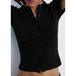 Mango Zwart Top