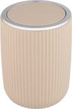 Wenko Agropoli afvalemmer met deksel beige