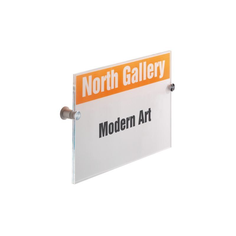Durable Crystal Sign - Transparant - 29.7cm x 21cm
