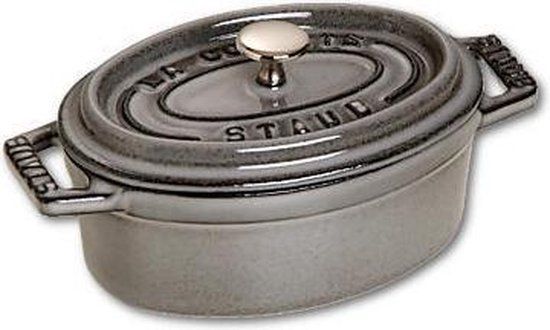 Staub Ovale Braadpan 11cm Grijs