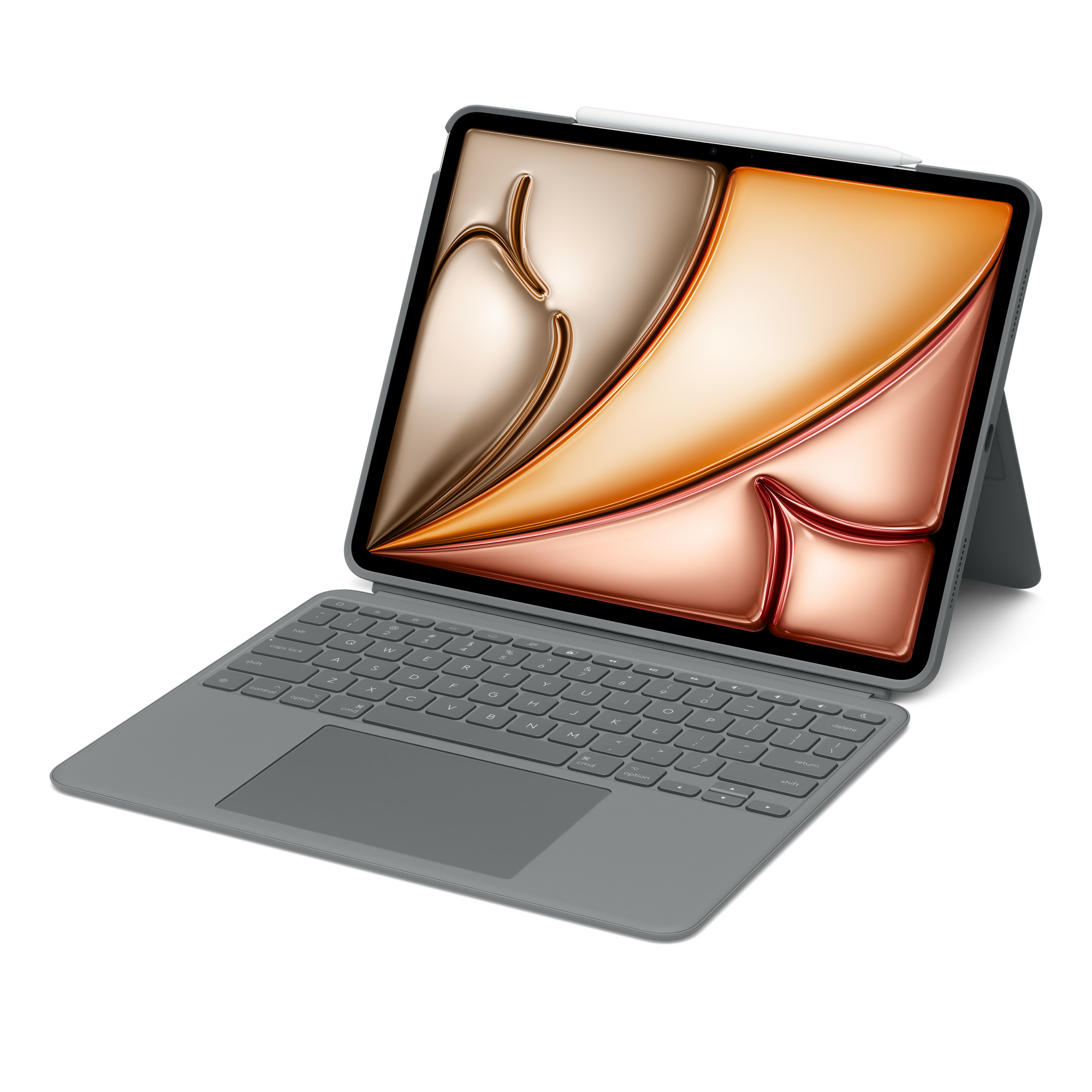 Logitech Apple iPad Air 13 inch (M2) Keyboard - QWERTY - Grey