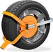 Relaxdays Wielklem - 13-15 inches - Auto - Caravan - Aanhanger - Oranje/Zilver/Zwart