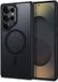 ESR Classic Hybrid HaloLock Hoesje Geschikt voor Samsung Galaxy S25 Ultra | Compatibel met MagSafe / Qi2 en HaloLock | Back Cover met Magneet | Frosted Zwart