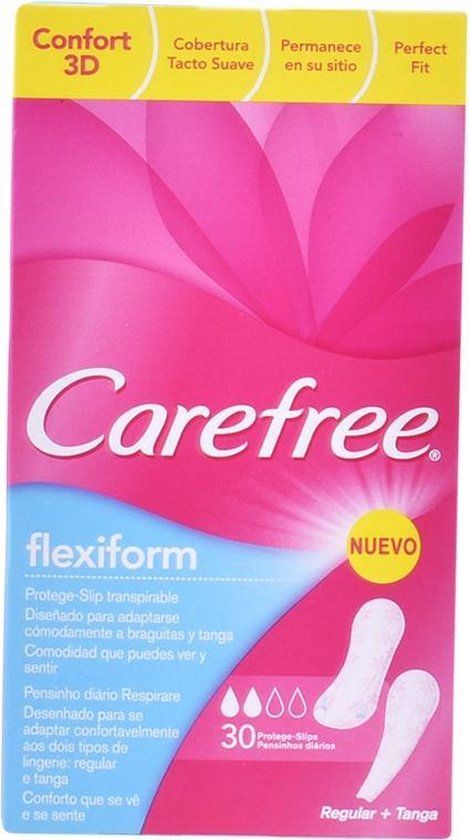 Carefree Flexiform Pantyliners 30 Units