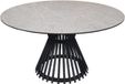 AVH-Collectie Pasadena low dining tuintafel 140xH69 cm keramisch antraciet