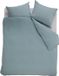 Ambiante Cotton Uni dekbedovertrek - Tweepersoons - 200x200/220 cm - Blauw