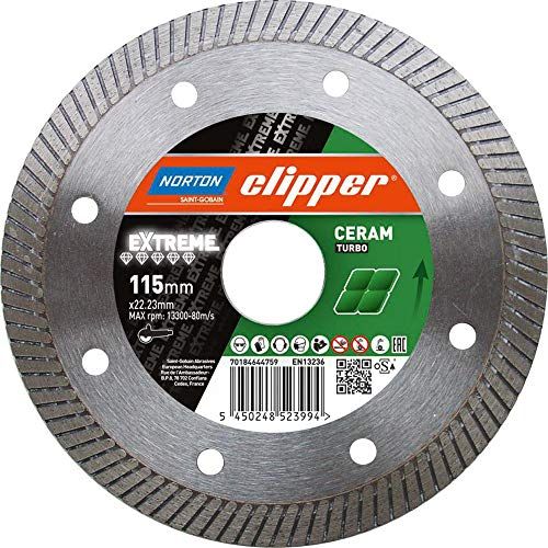 Norton Clipper Super Gres XT Evo Diamantzaagblad - 125 x 22,23mm - Gres